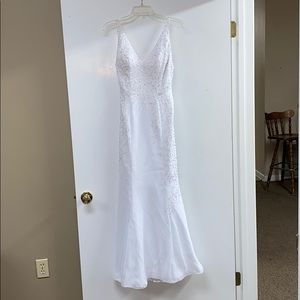 Beaded prom dress size 3/4.